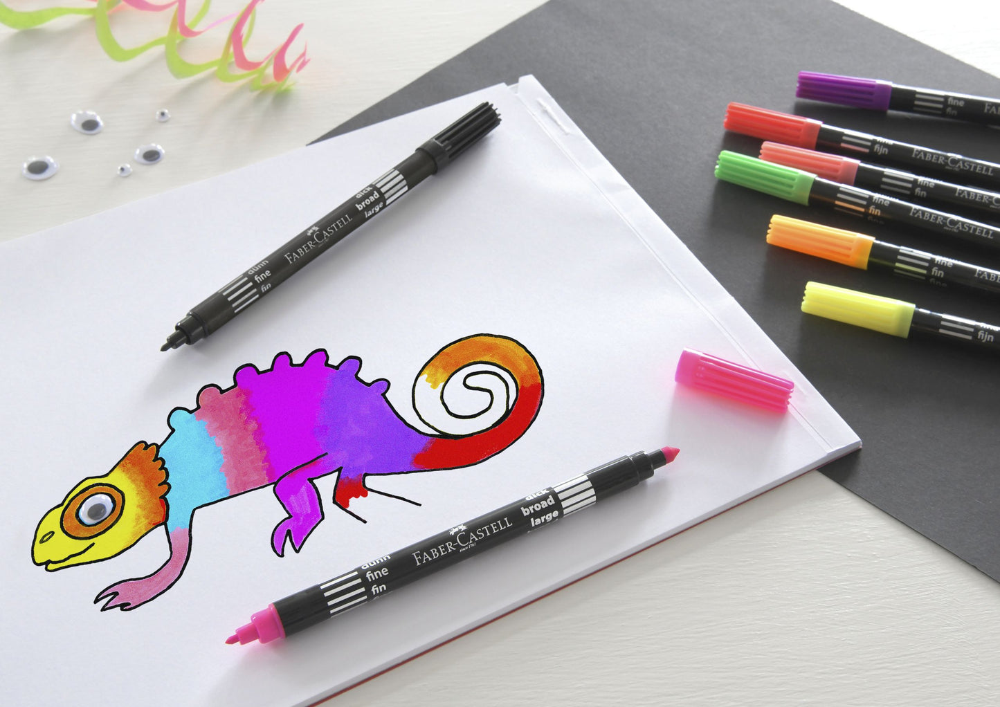 CARIOCA 10 CULORI 2 CAPETE CULORI NEON FABER-CASTELL