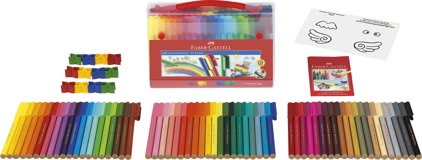 CARIOCA 60 CULORI CONNECTOR CUT CADOU FABER-CASTELL