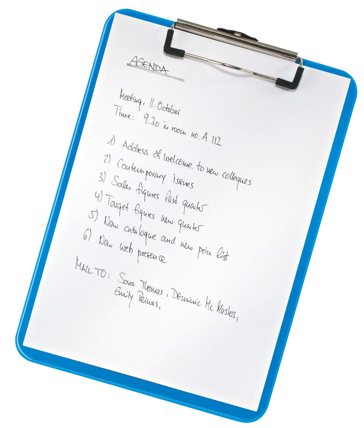CLIPBOARD SIMPLU ALBASTRU METALIZAT WOW LEITZ