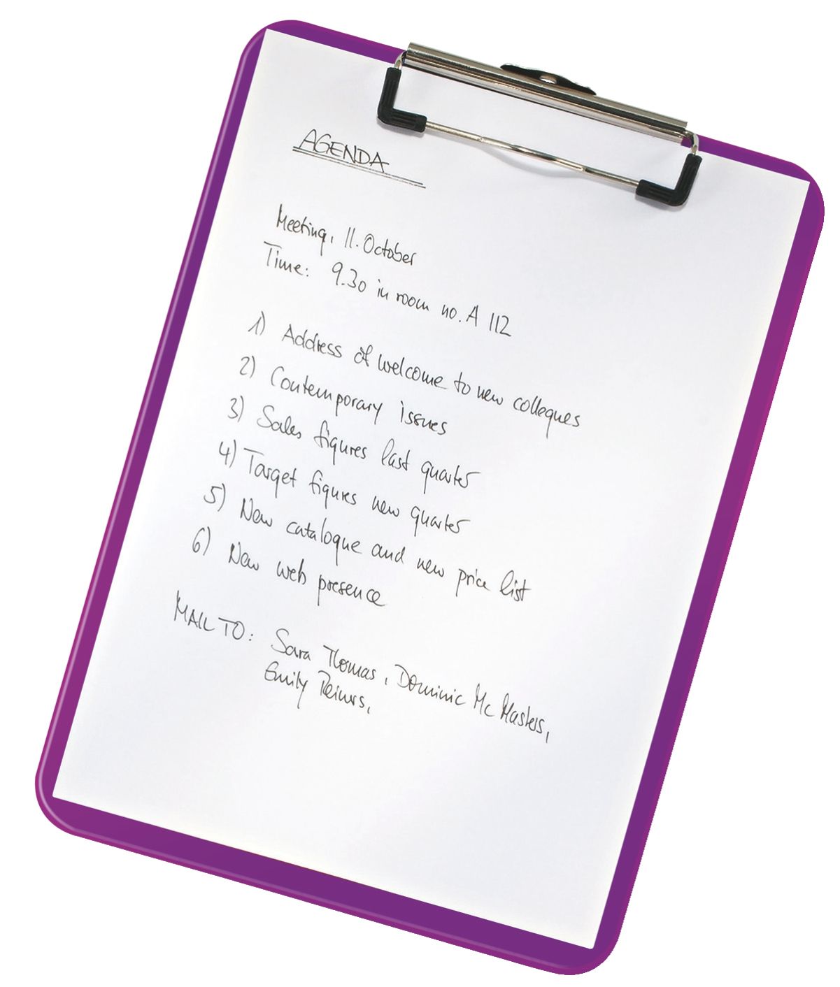 CLIPBOARD SIMPLU MOV METALIZAT WOW LEITZ