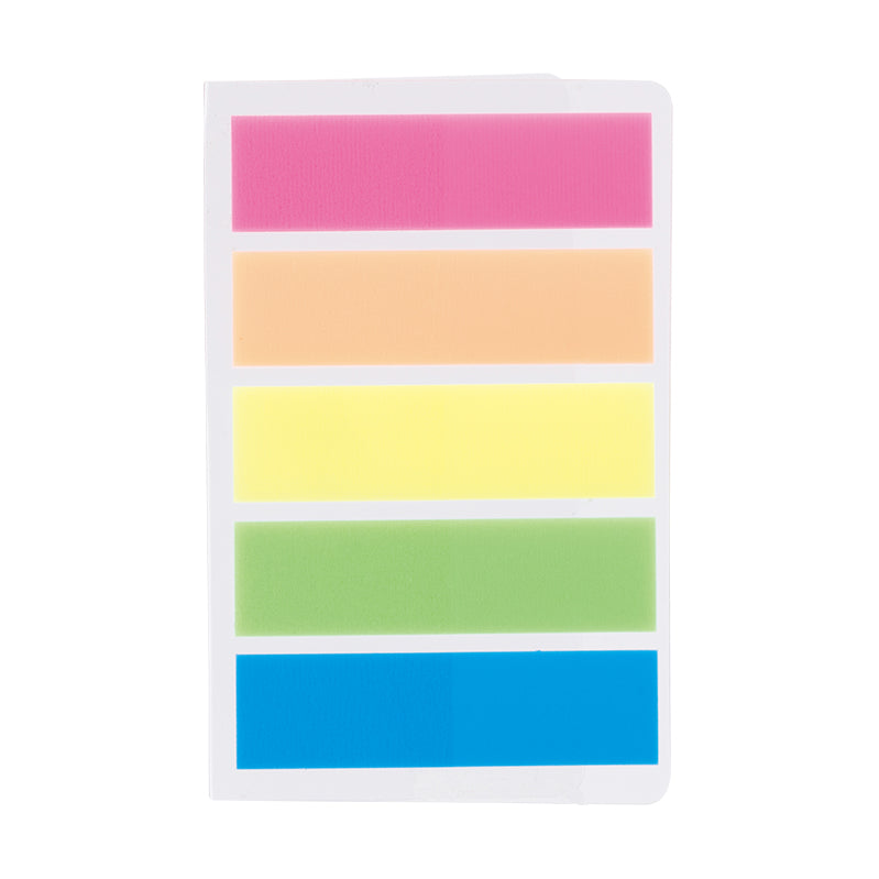 INDEX ADEZIV PLASTIC 12*44MM 5 CULORI 20 FILE DELI