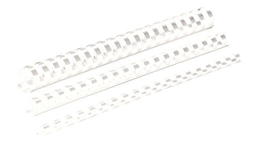 INEL PLASTIC 6MM ALB PT 2-20 COLI 100/CUTIE FELLOWES