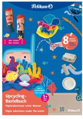 Carte colorat cu stickere, motiv Sea World, format A4 32 file, Pelikan