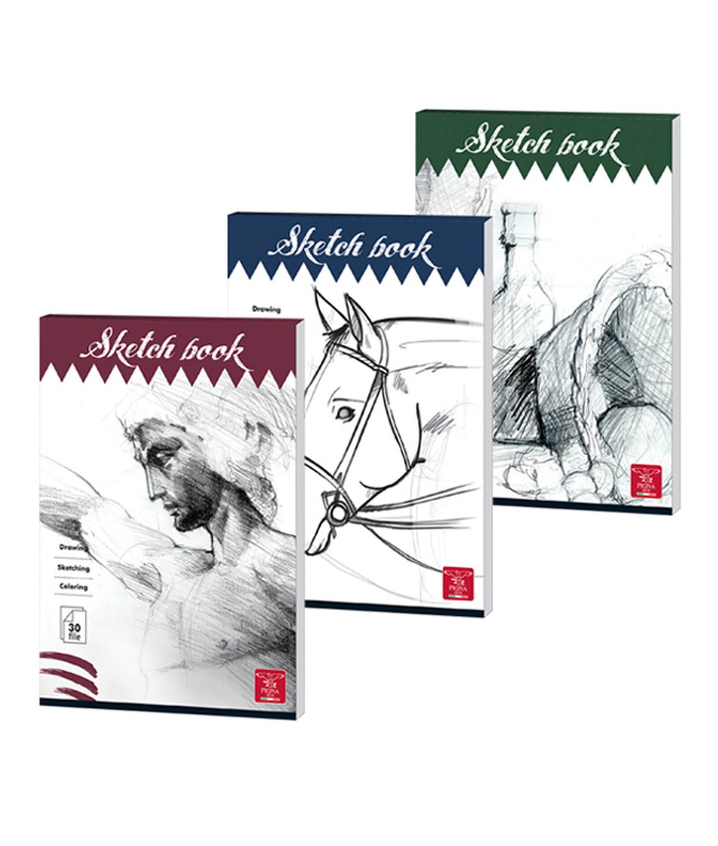 BLOC DESEN SCHITE 17x24 CM 30 COLI 160G PIGNA