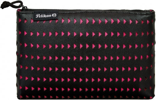 Penar tip etui Lasercut Pelikan, culoare negru/roz
