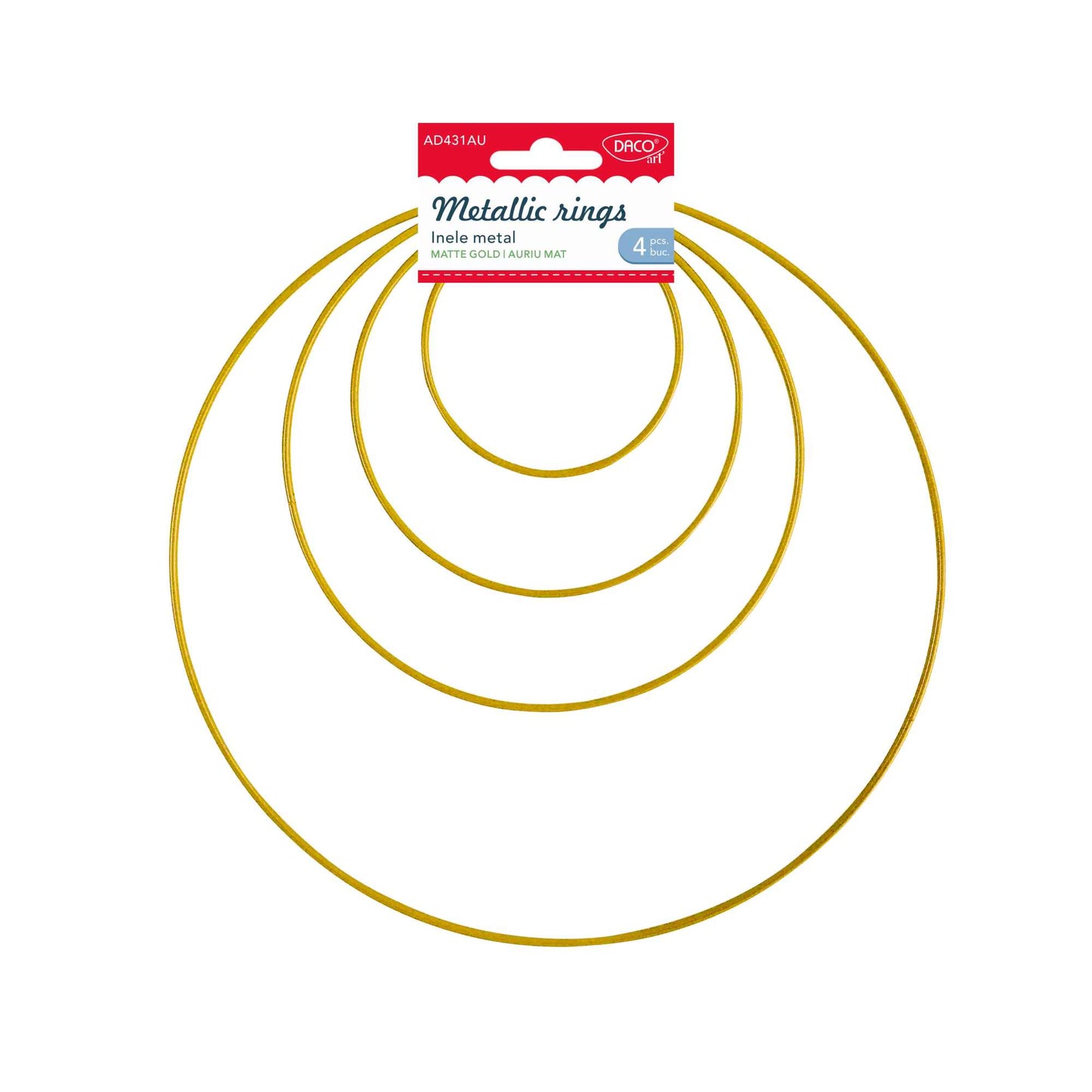 ACCESORII CRAFT - AD431AU INELE METAL AURII DACO