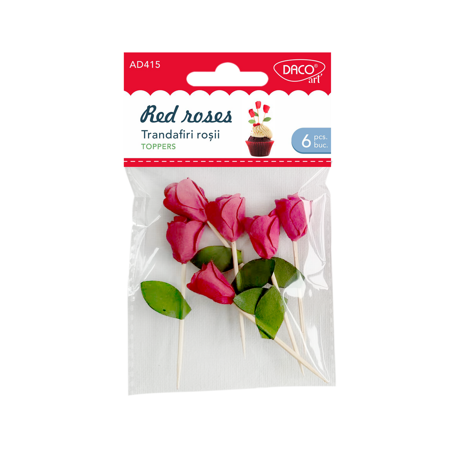 ACCESORII CRAFT - AD415 TRANDAFIRI ROSII DACO