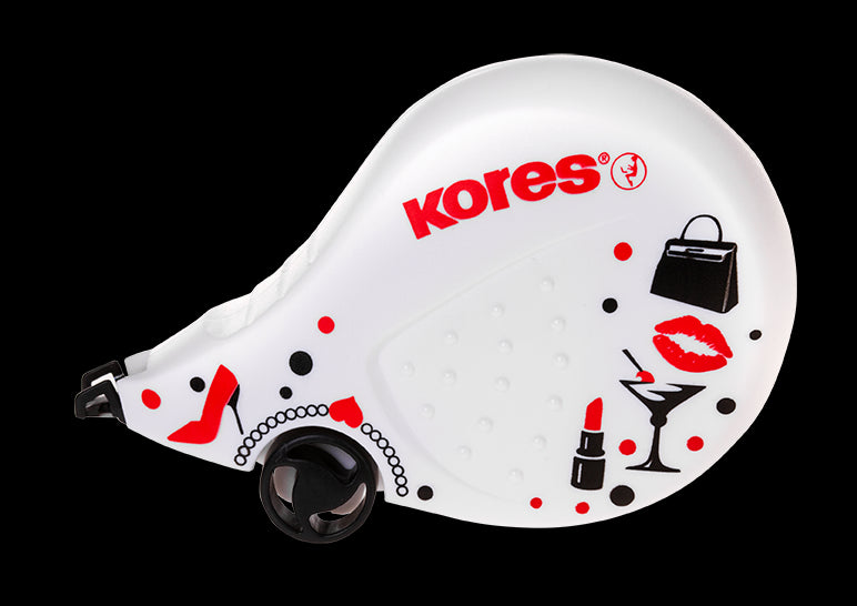BANDA CORECTOARE 4,2MM*8M SCOOTER BLACK WHITE KORES