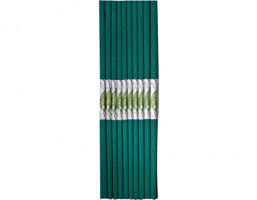 Hartie creponata 50x200cm, verde inchis, 10 role, Happy Color