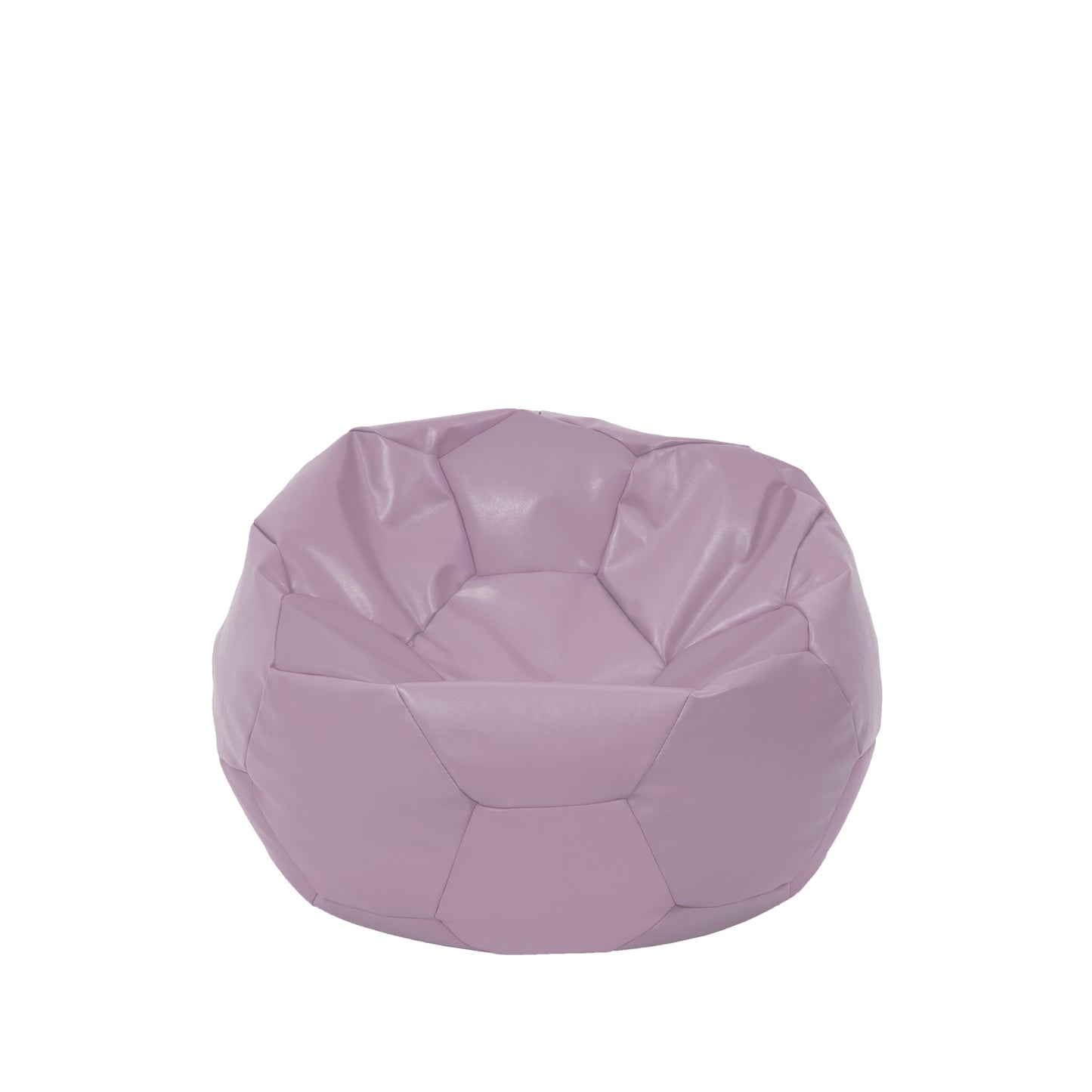 Fotoliu puf Baby Ball - imitatie piele - mov