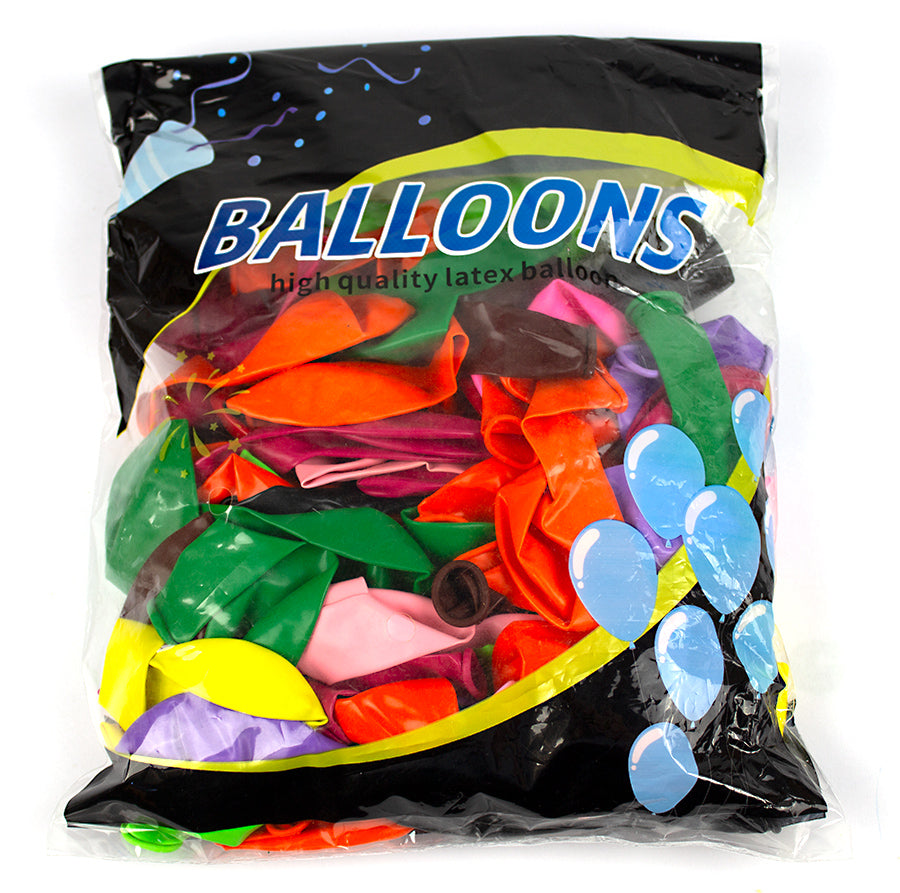 Baloane latex multicolore 25 cm, 100 buc EVOffice