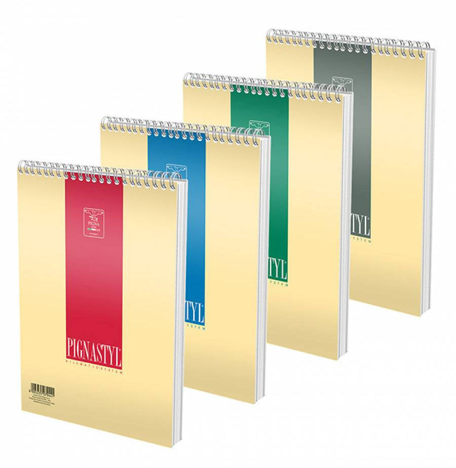 BLOC NOTES SPIRA A5 80 FILE VELIN STYLE PIGNA