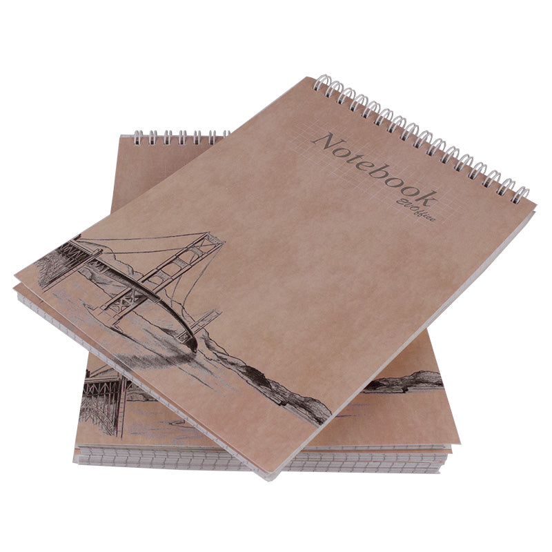 Blocnotes A5 cu spira metalica 80 file - matematica EVOffice