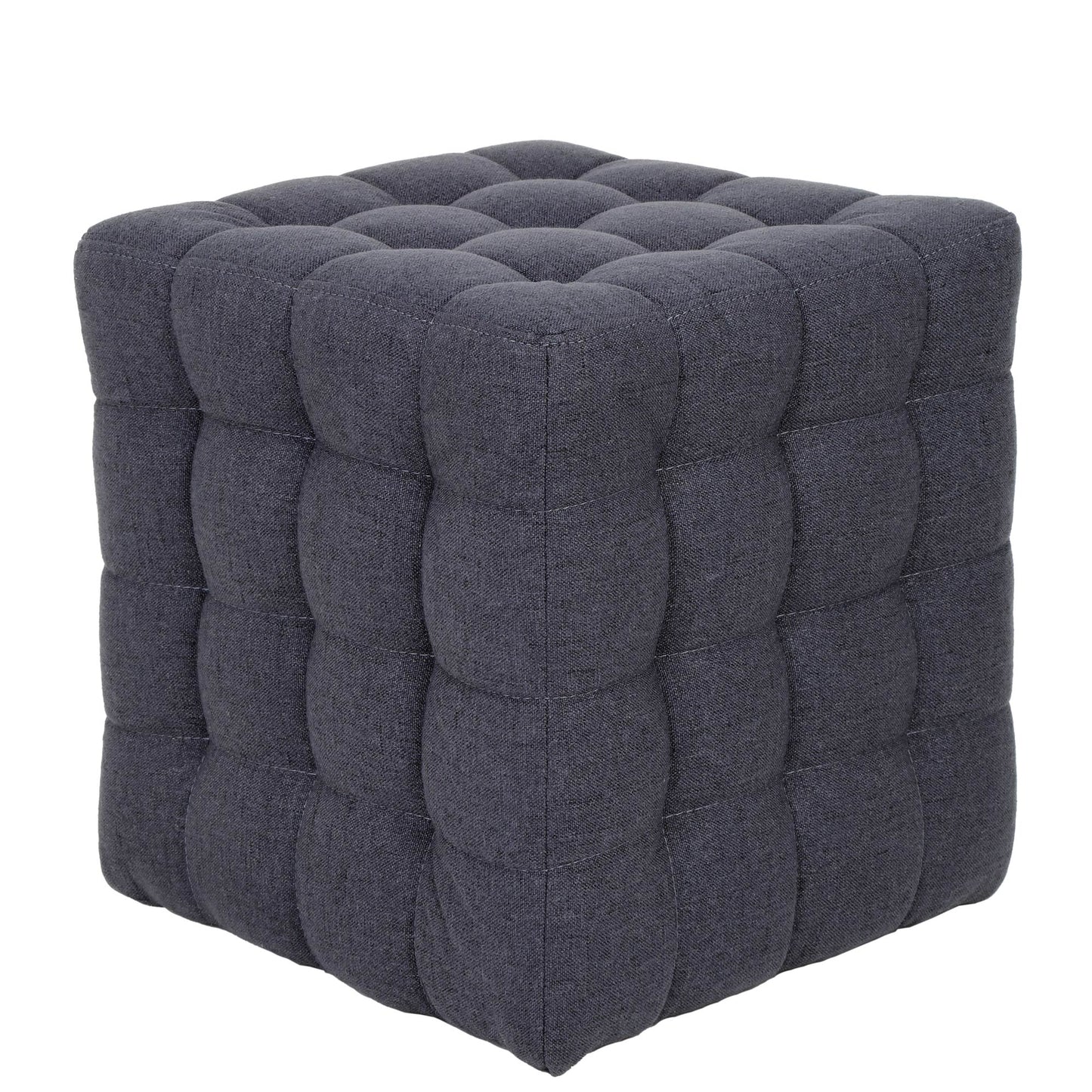 Taburet Bump - stofa gri - G14
