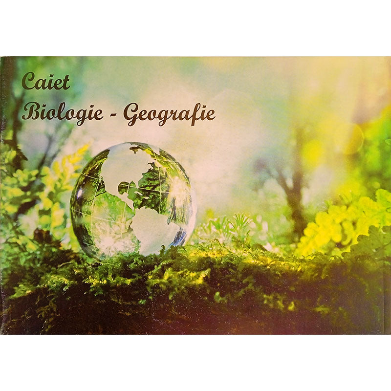 Caiet biologie/geografie 17*24 cm, 24 file EVOffice