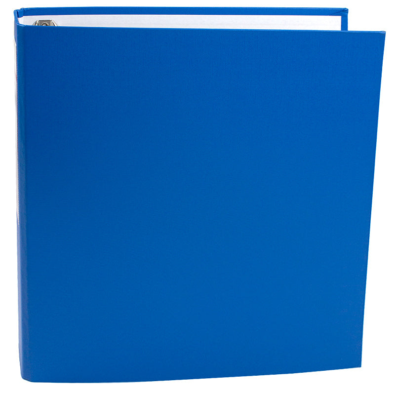 Caiet mecanic carton plastifiat albastru A4, 4 inele EVOffice