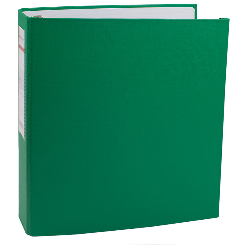 Caiet mecanic carton plastifiat verde A4, 4 inele EVOffice