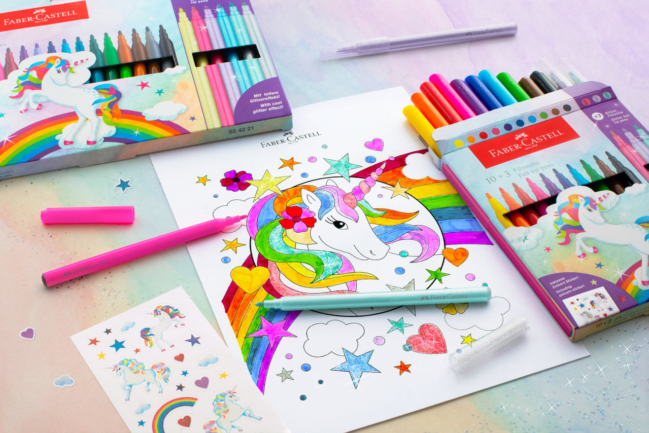 CARIOCA 10+3 CULORI UNICORNI FABER-CASTELL