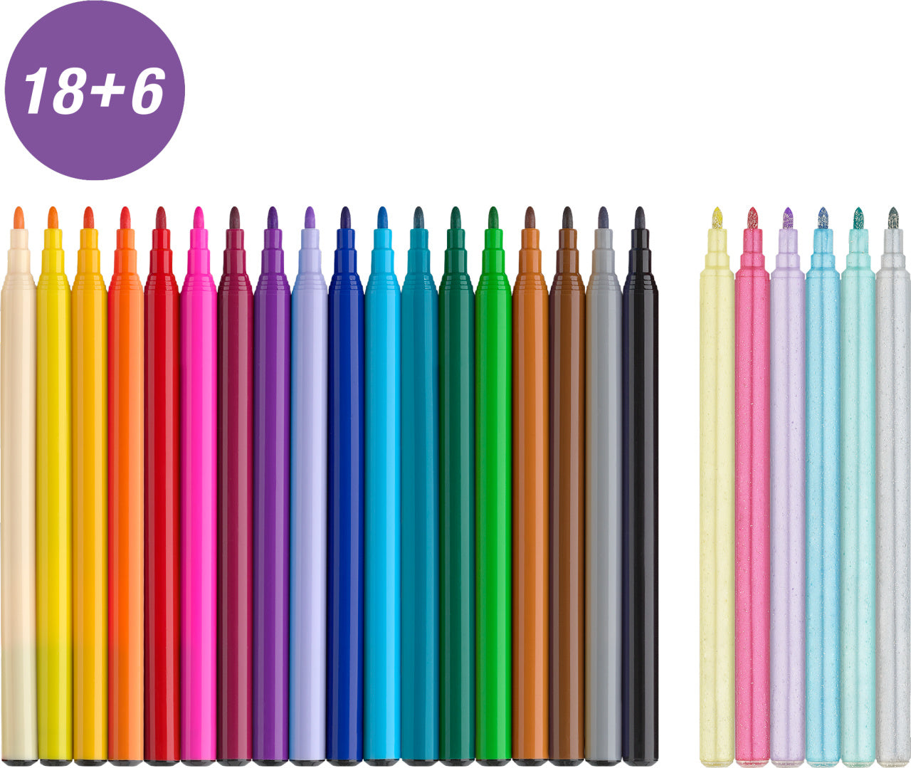CARIOCA 18+6 CULORI UNICORNI FABER-CASTELL