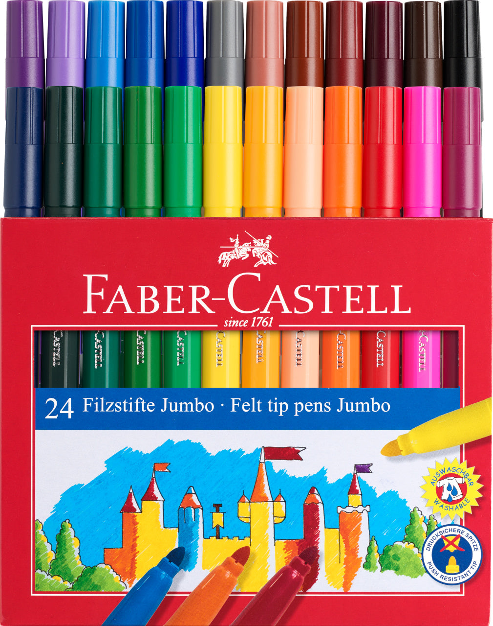 CARIOCA 24 CULORI JUMBO FABER-CASTELL