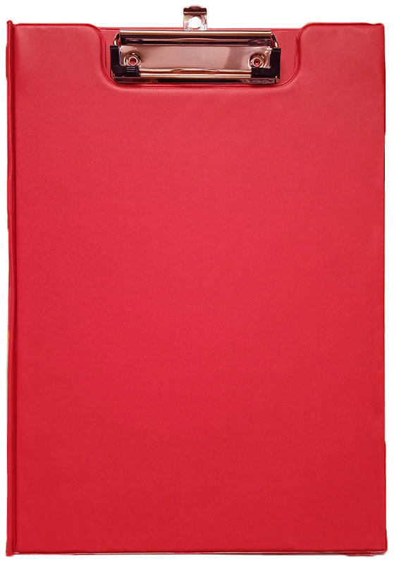 Clipboard carton plastifiat dublu rosu A4(313*224mm)cu agatatoare, suport pix Willgo