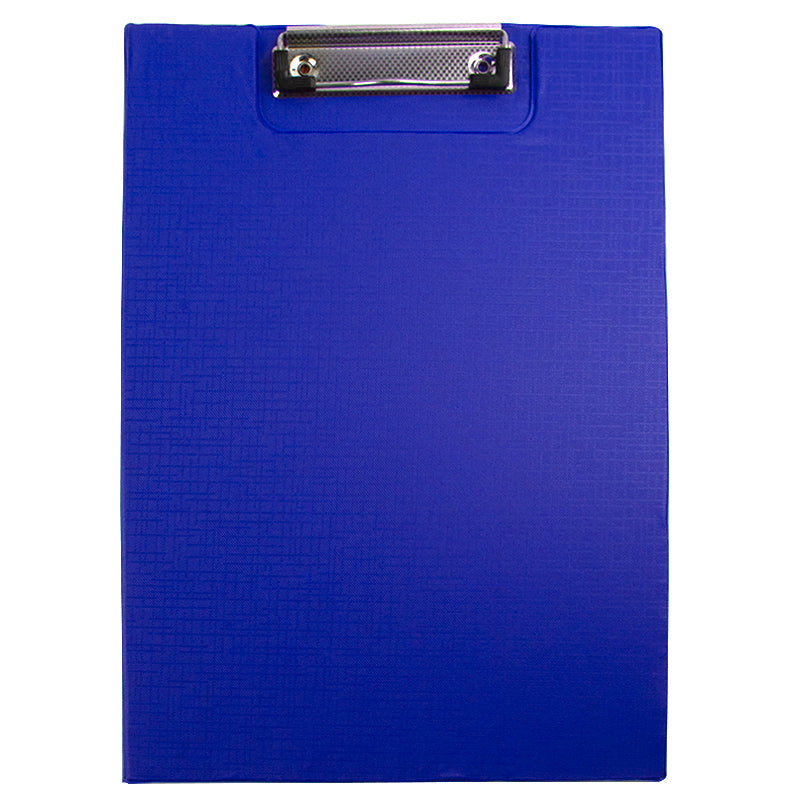 Clipboard carton plastifiat dublu albastru A4 EVOffice