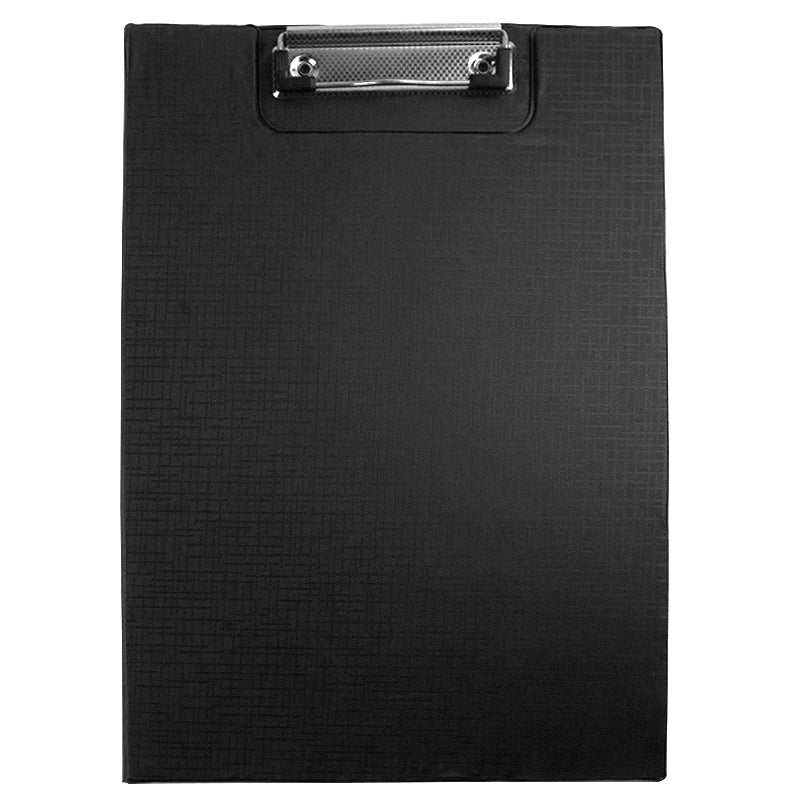 Clipboard carton plastifiat dublu negru A4 EVOffice