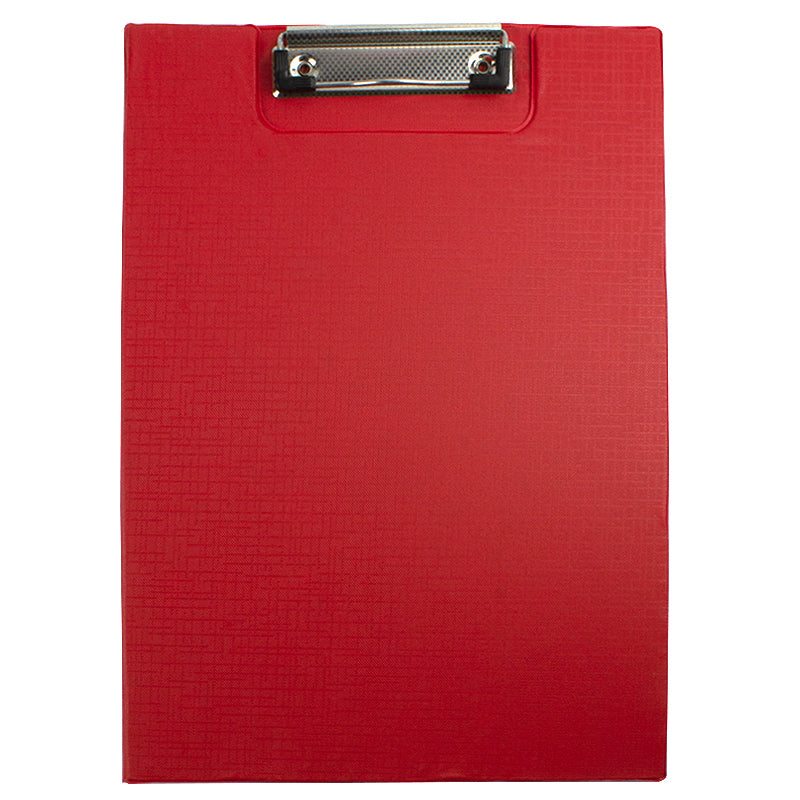 Clipboard carton plastifiat dublu rosu A4 EVOffice