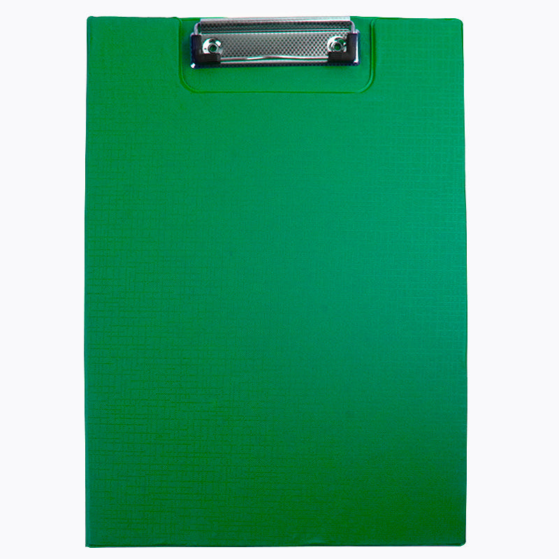 Clipboard carton plastifiat dublu A4 verde EVOffice