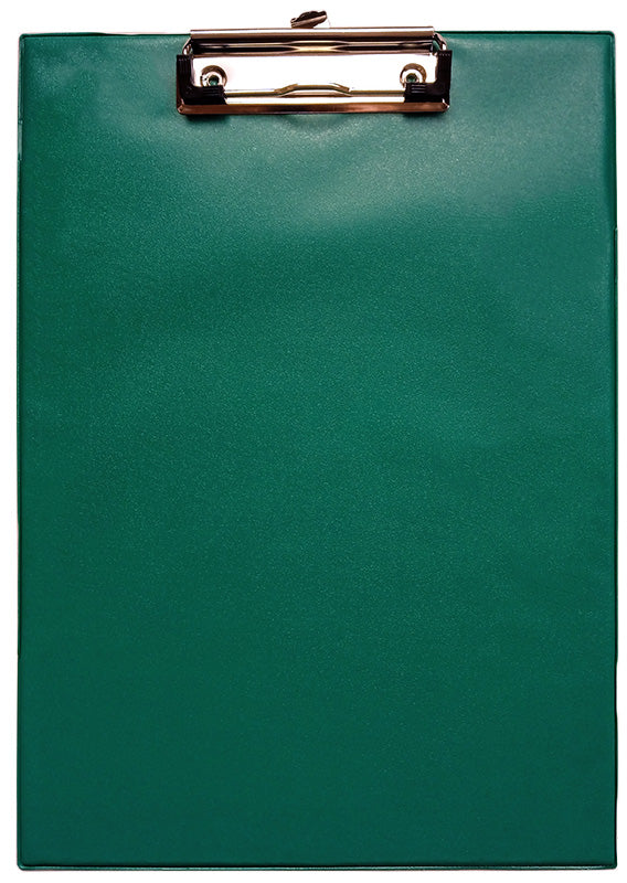 Clipboard carton plastifiat simplu verde A4(322*230mm)cu agatatoare, suport pix Willgo