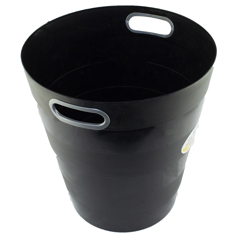 Cos birou plastic negru cu maner 12,5l Ark
