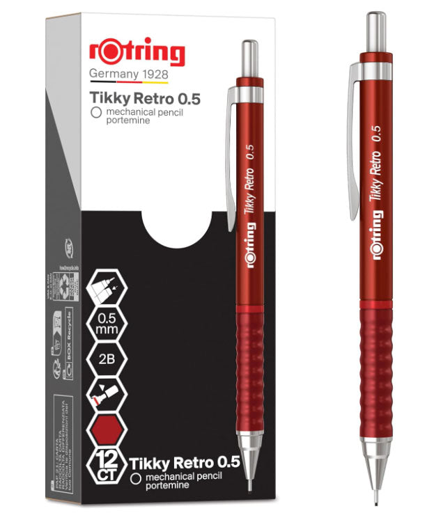 CREION MECANIC 0.5MM TIKKY 3 ROSU RETRO ROTRING