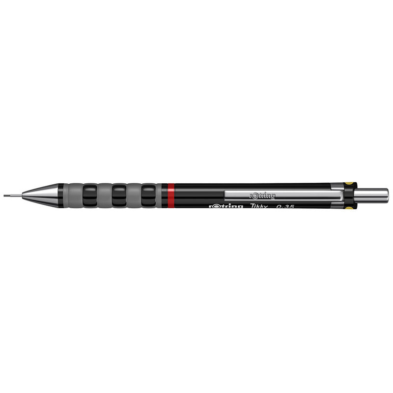Creion mecanic 0,35mm, accesorii metalice si grip Tikky III Rotring