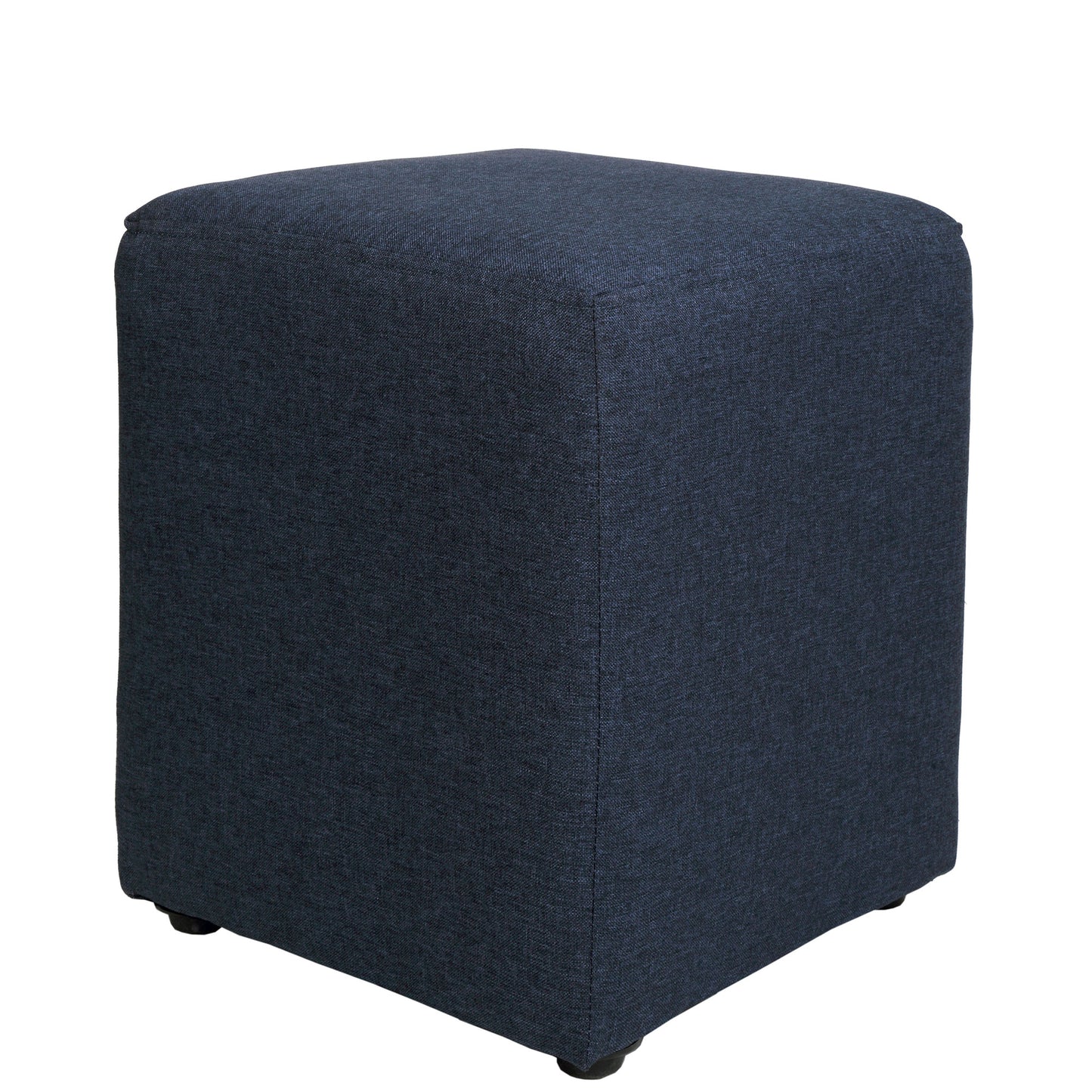 Taburet Cube - stofa albastru - S80