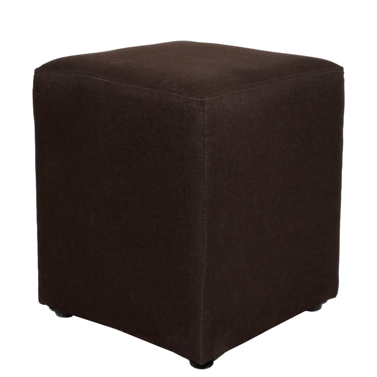 Taburet Cube - stofa maro - S16