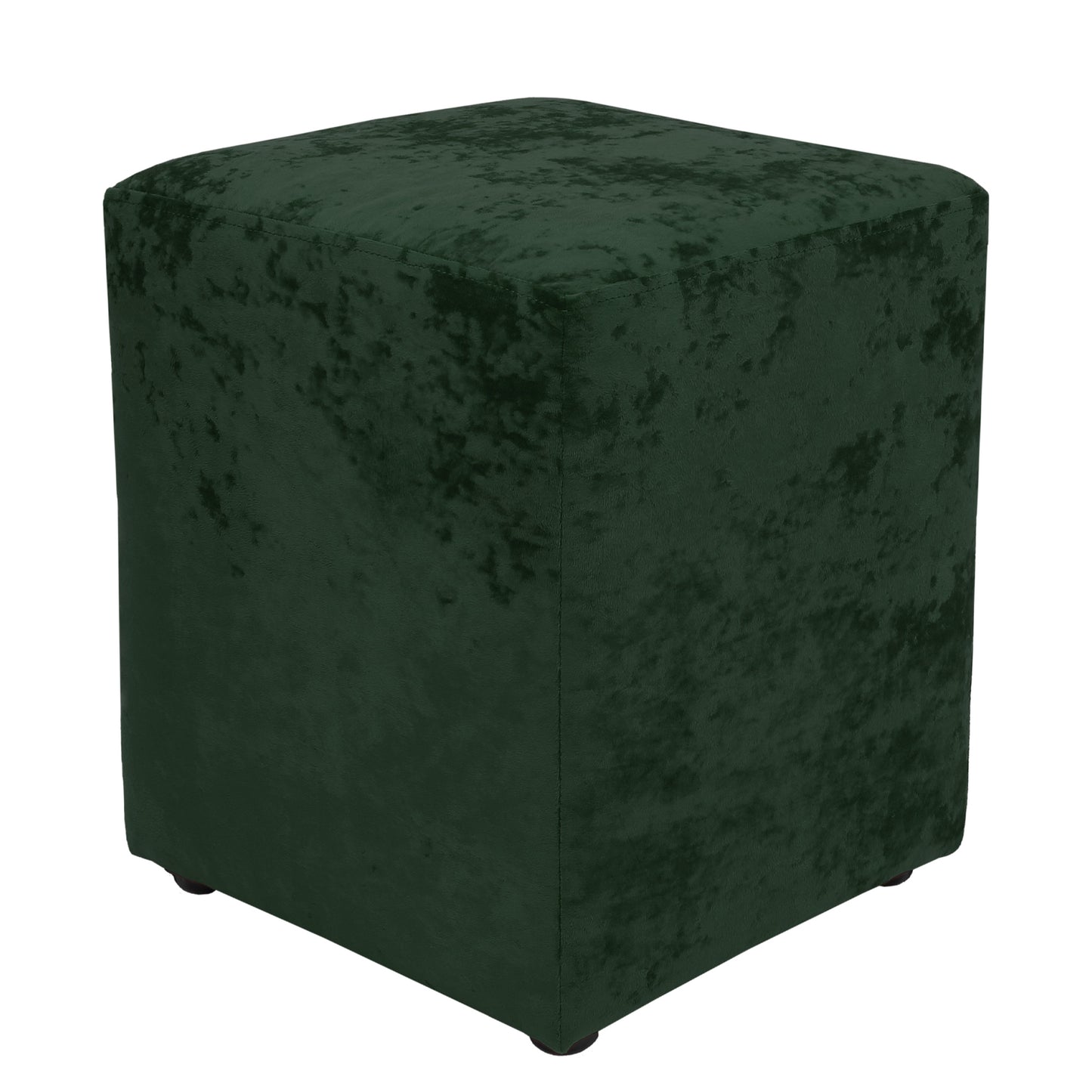 Taburet Cube - stofa verde E57
