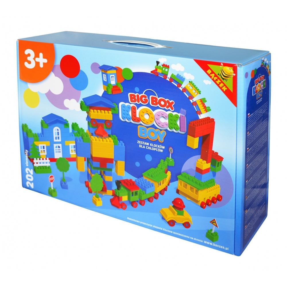 Cuburi constructii 202 piese baieti Tupiko