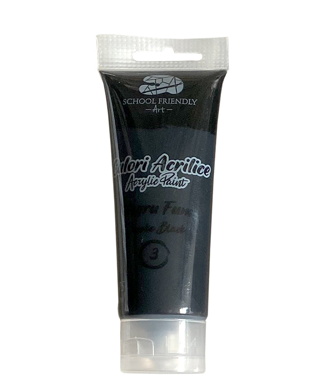 CULORI ACRILICE 75ML NEGRU FUM PREMIUM SF ART PIGNA