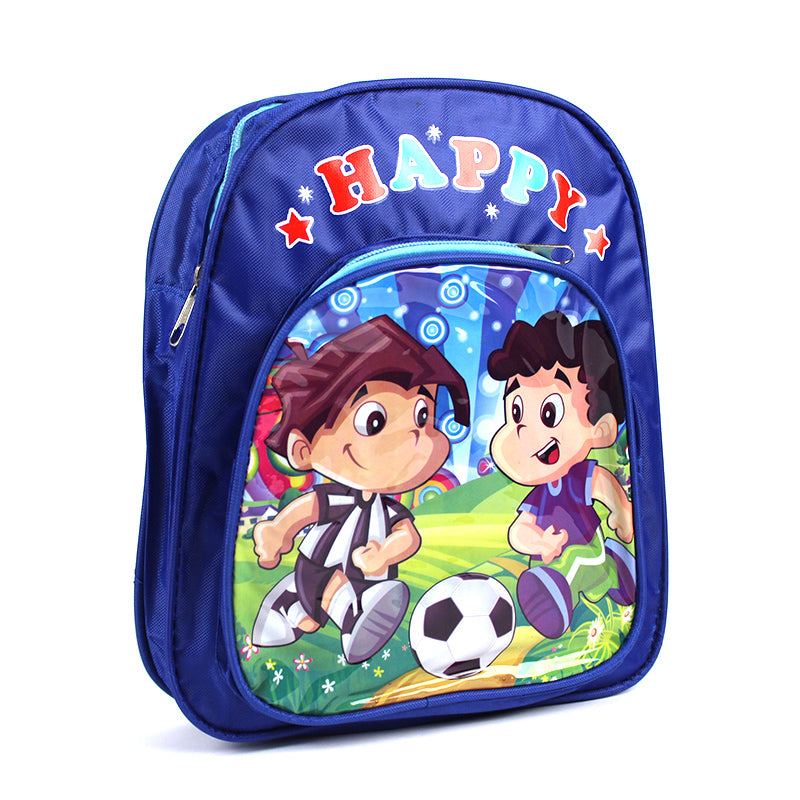 Ghiozdan prescolari 27*24*8 cm 2 fermoare Happy - baieti