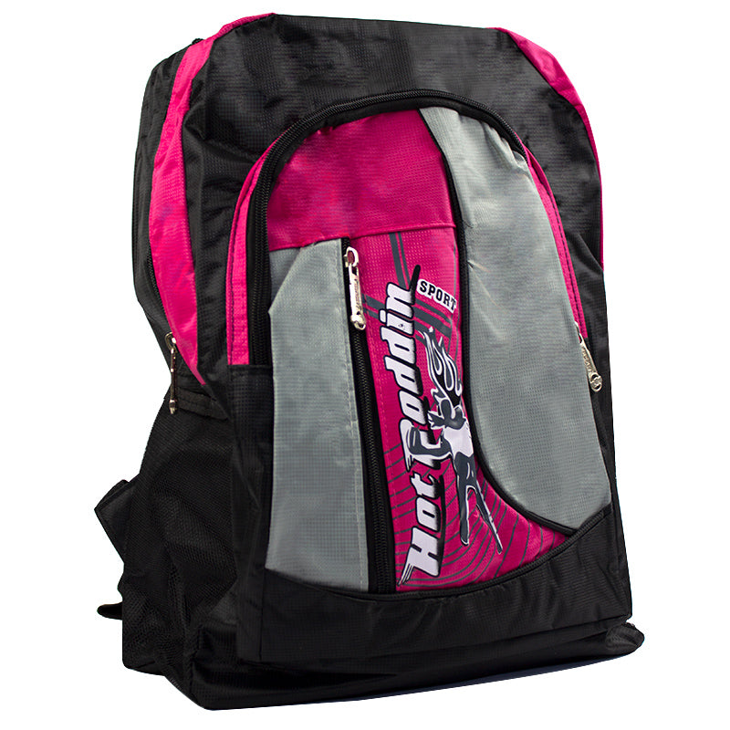Ghiozdan student roz 43*31*13 cm 3 fermoare Sport