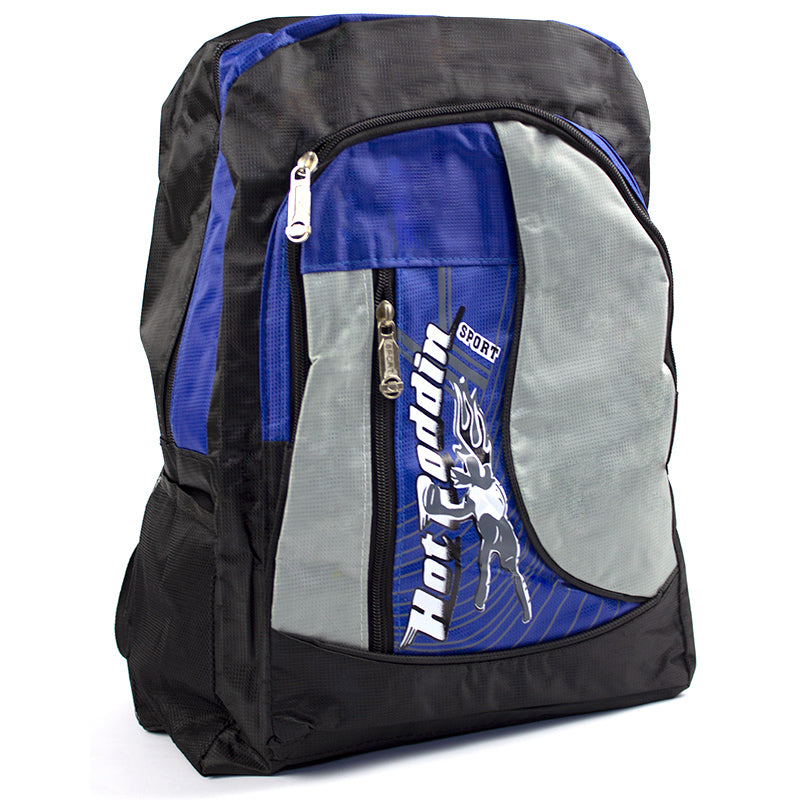 Ghiozdan student albastru 43*31*13cm 3 fermoare Sport