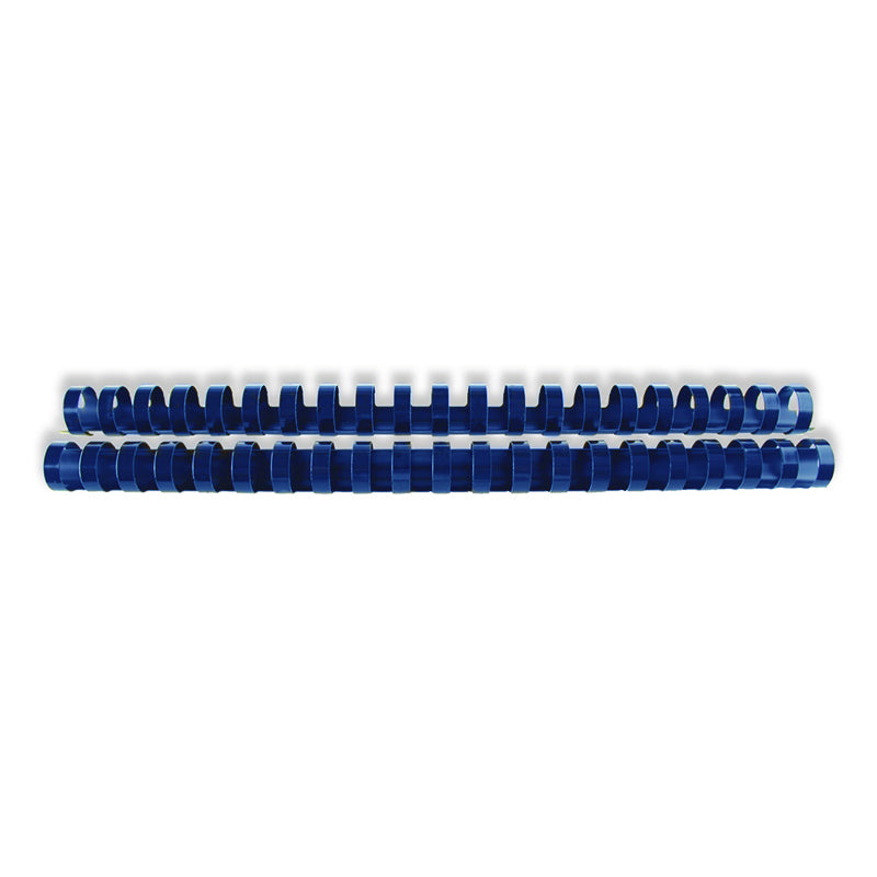 Inele plastic 18 mm, max 165 coli, 100buc/cut EVOffice - albastru