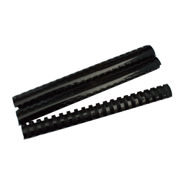 Inele plastic 28 mm, max. 270 coli, 50 buc/cutie EVOffice - negru