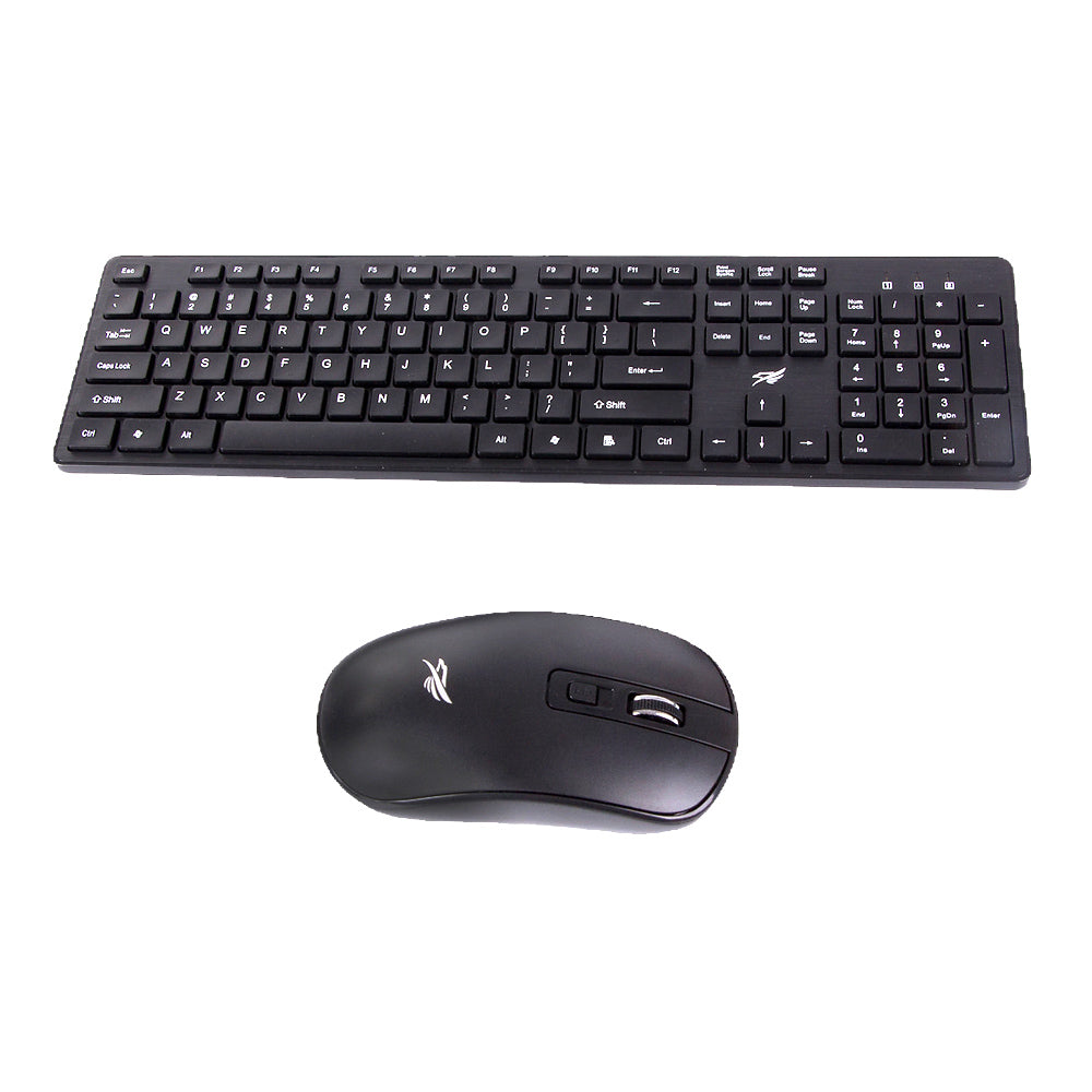 Kit wireless tastatura multimedia si mouse optic
