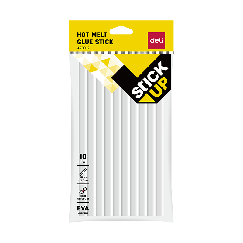 LIPICI TRANSPARENT HOT MELT 11*200MM 10 BUC/SET DELI