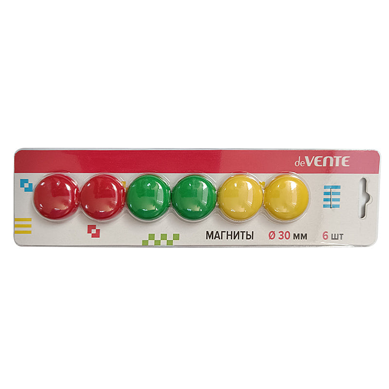 Magneti pentru tabla ÌÄèÏ30, 6 buc/blister