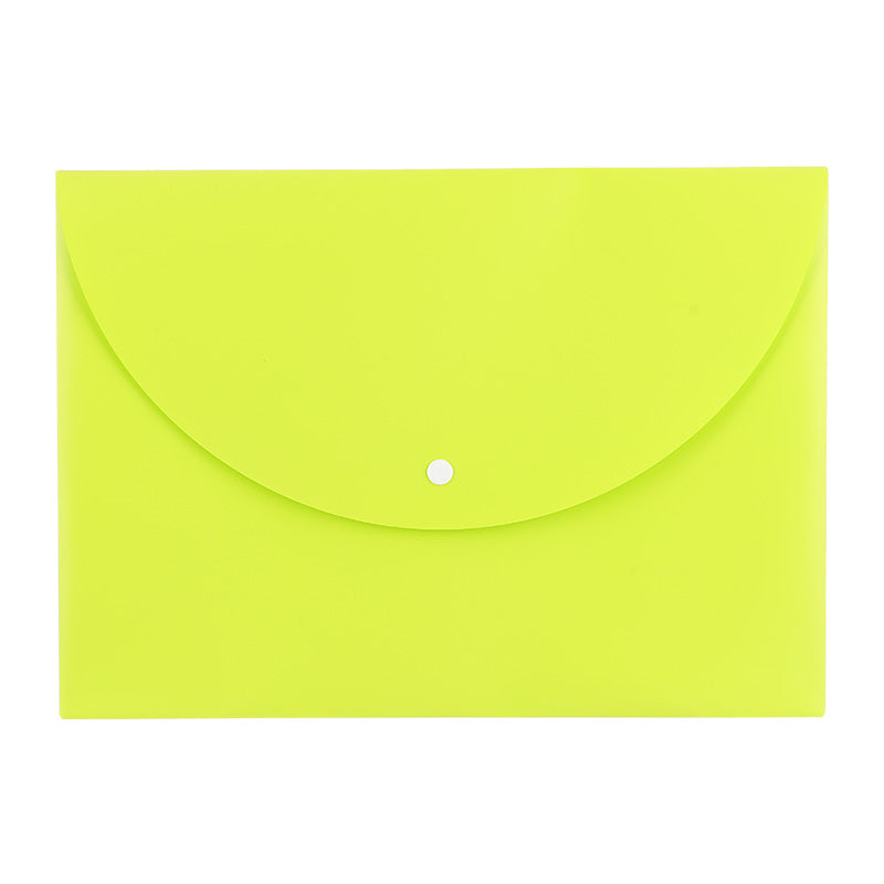 MAPA PLASTIC CU BUTON A4 DIV. CULORI NEON DELI
