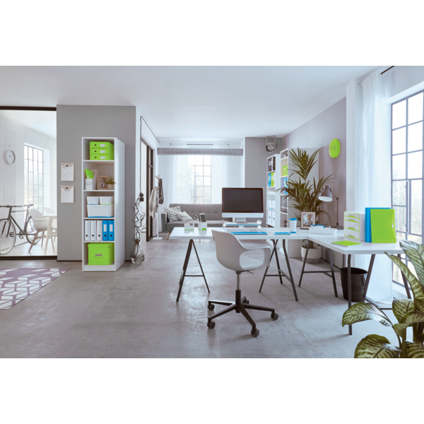 MAPA PLASTIC CU ELASTIC VERDE WOW LEITZ