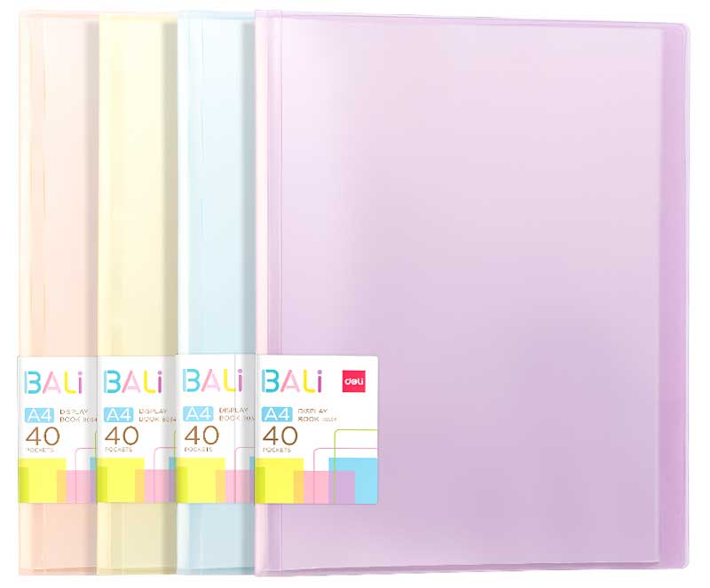 MAPA PREZENTARE 40 FOLII COP. RIGIDE CULORI PASTEL BALI DELI