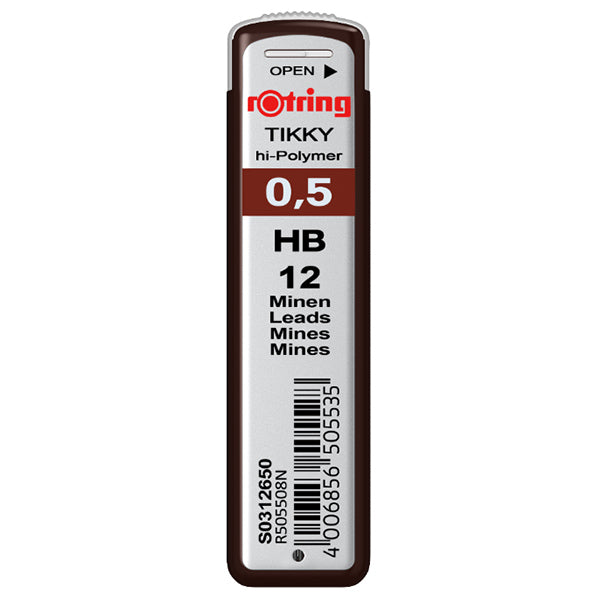 Mina creion mecanic 0.5 HB Rotring 12buc/set